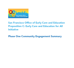 Cover of Community Engagement Summary